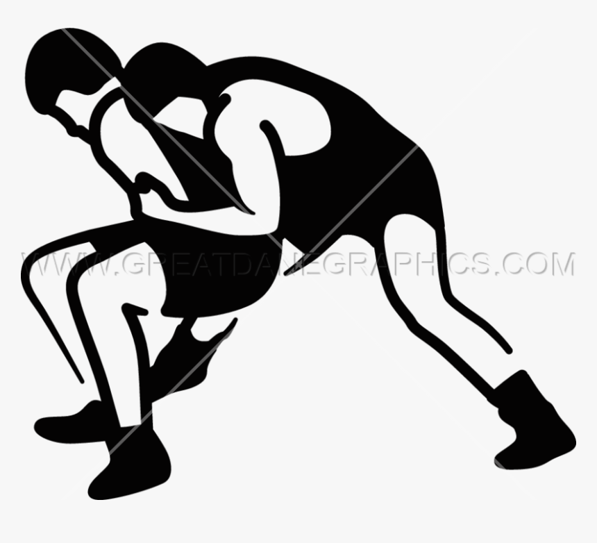 Wrestling Silhouette Png - Illustration, Transparent Png
