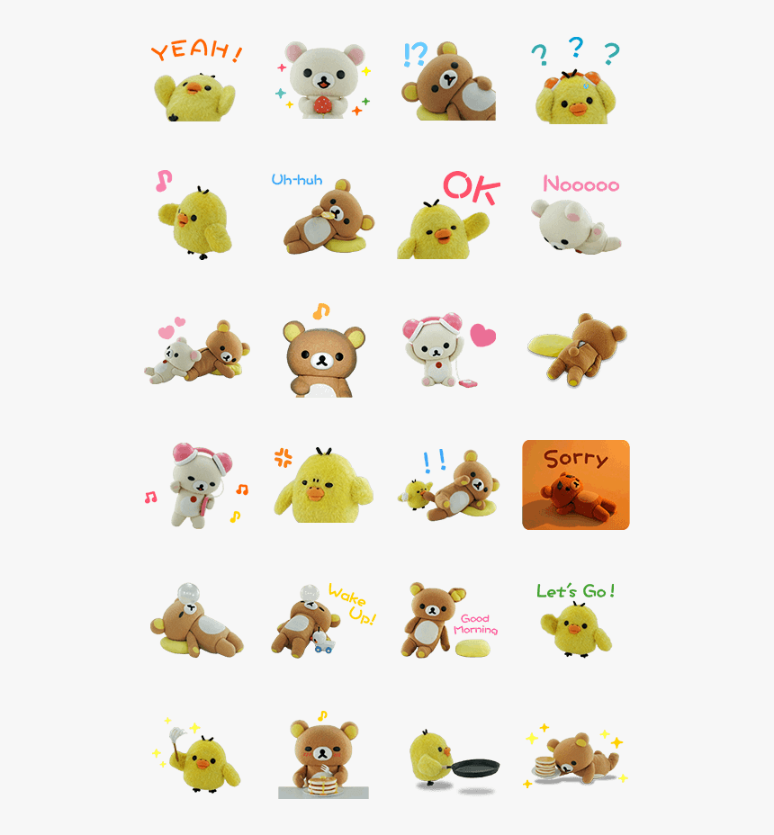 The Movie [ดุ๊กดิ๊ก] - リラックマ Line スタンプ, HD Png Download