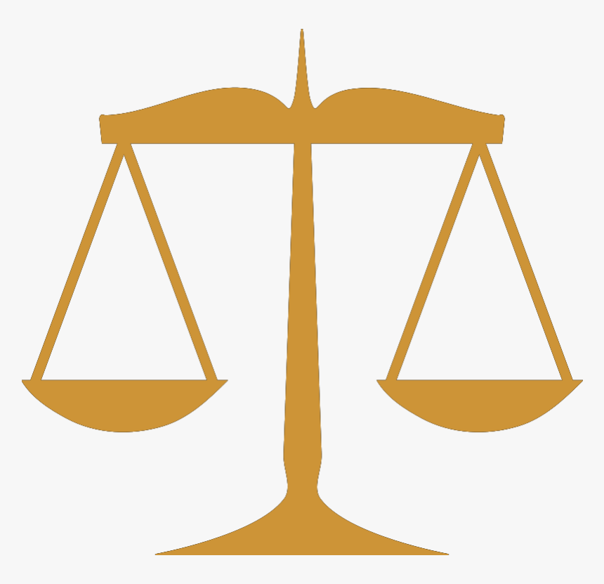 Image - Clipart Silhouette Scales Of Justice, HD Png Download