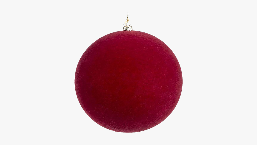Single Red Christmas Ball Png Clipart - Christmas Ornament, Transparent Png