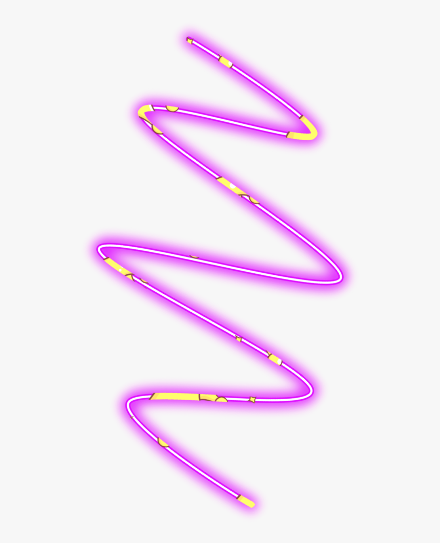 #neon #line #spiral#freetoedit #purple #geometric #border - Portable Network Graphics, HD Png Download