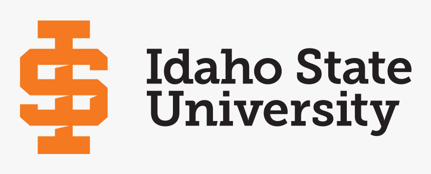 Orange Black Isu Logo - Idaho State University Stacked Logo, HD Png Download