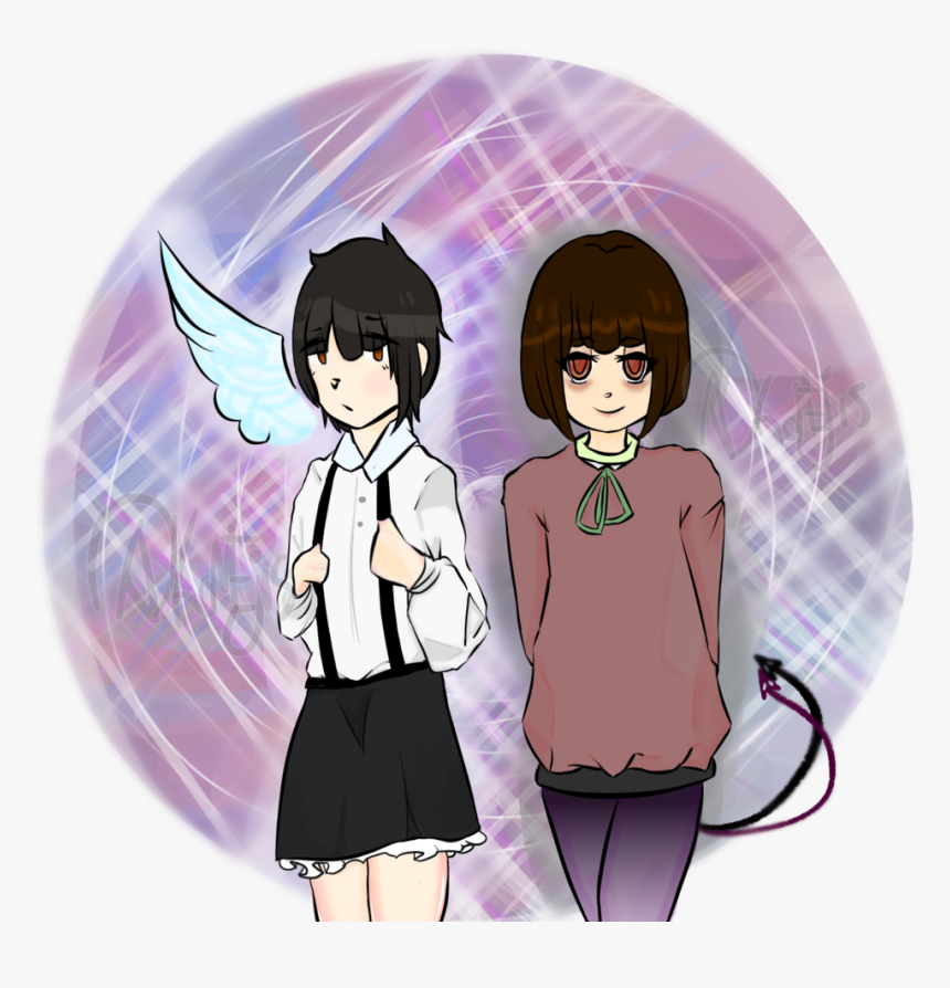 Angels And Demons - Cartoon, HD Png Download