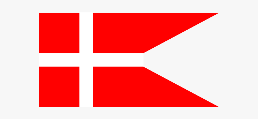 National Flag Of Denmark In Its Split Form Vector Graphics - Flag, HD Png Download