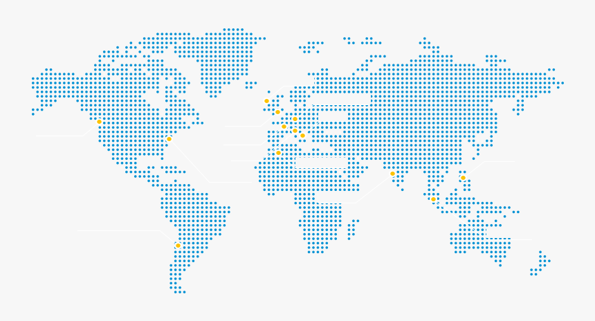 World Map Dotted Png, Transparent Png