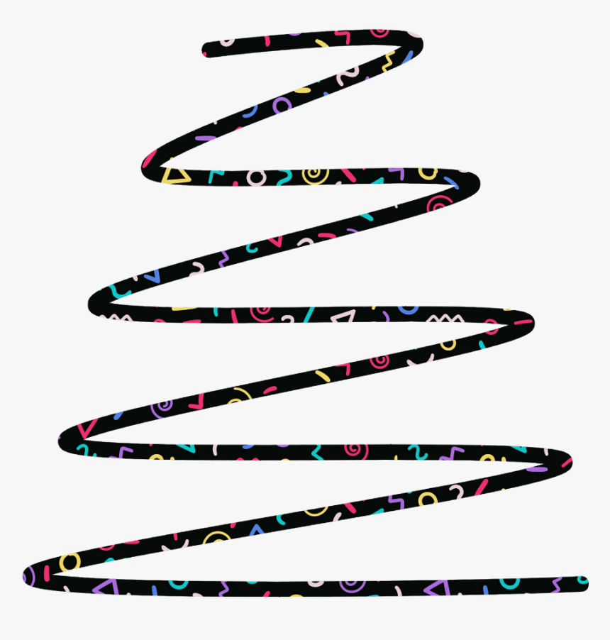 #line #spiral #freetoedit #black #geometric #border - Writing Implement, HD Png Download