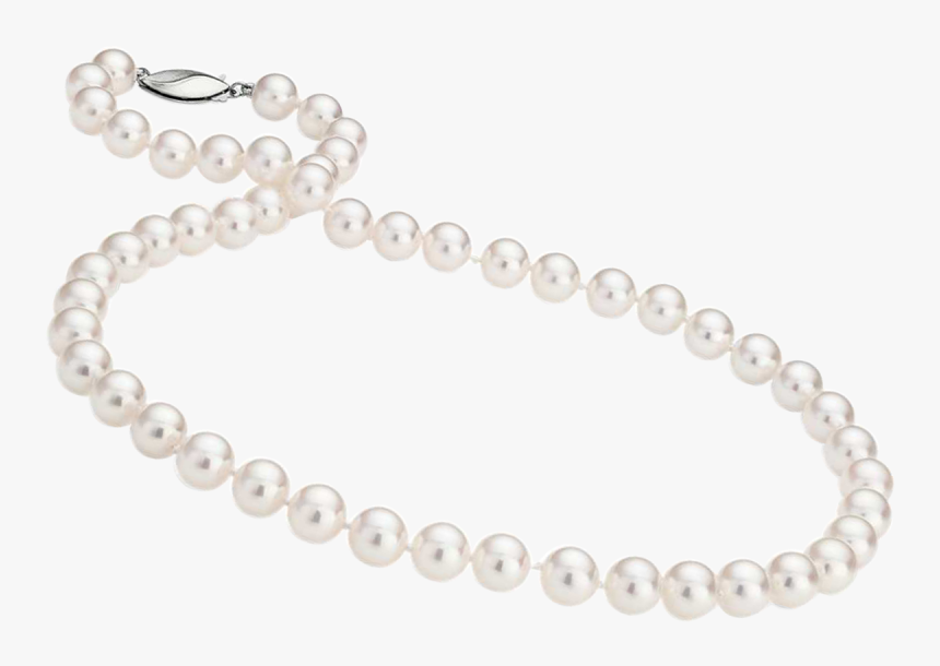 Pearl Necklace With Silver Hook - Colier Perle De Cultura, HD Png Download