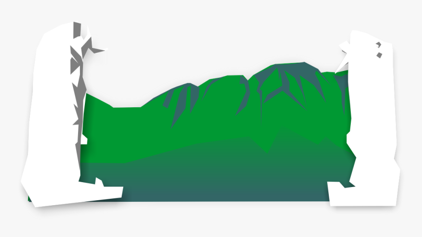 Vector Hills Mountain Terrain Clipart , Png Download - Illustration, Transparent Png