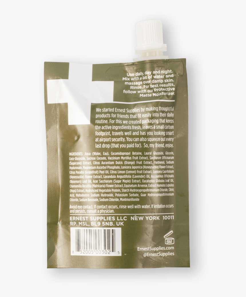 Soap-free Gel Face Wash Gift Set - Label, HD Png Download