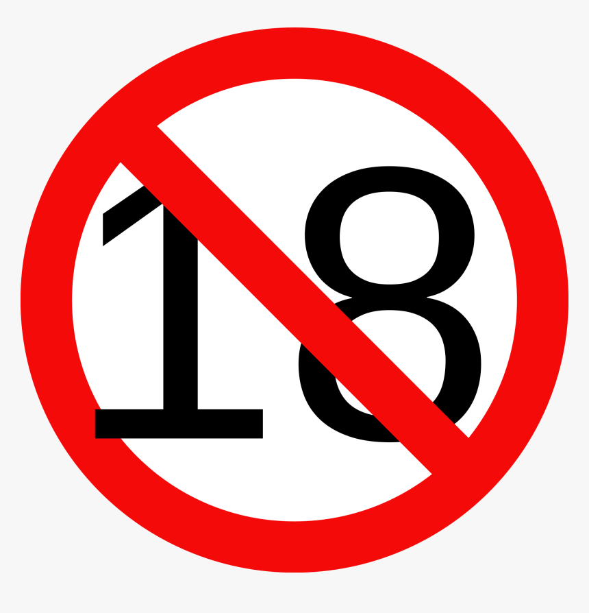 18 Png , Png Download - No Sound Sign, Transparent Png