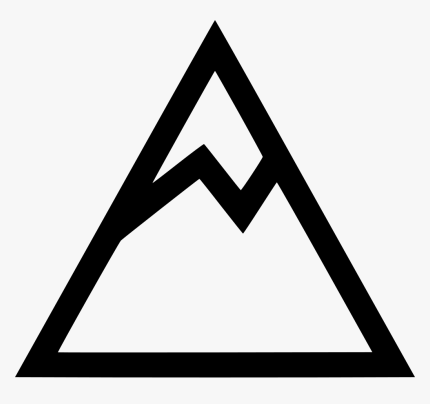 Mountain Hike Ice Cold Er - Electricity Warning Sign Black And White, HD Png Download