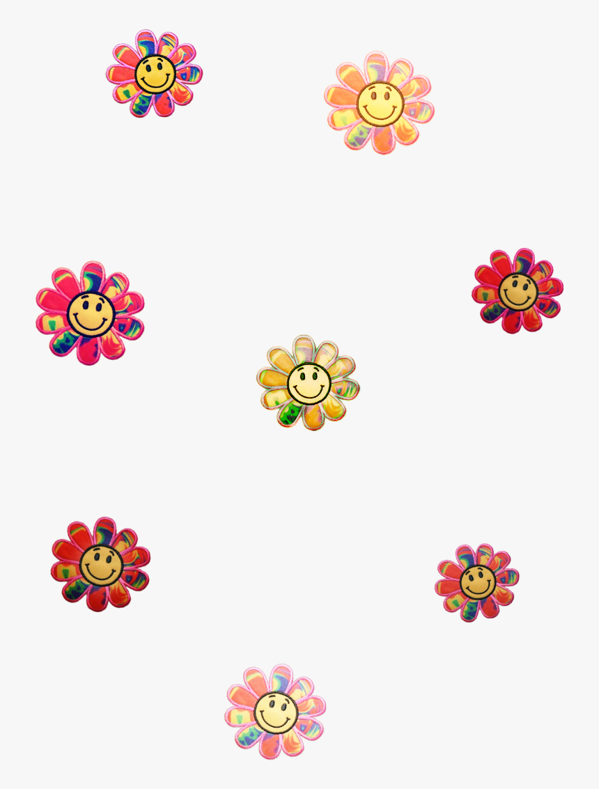 #happy #face #flowers #rain #drops #sunny - Floral Design, HD Png Download