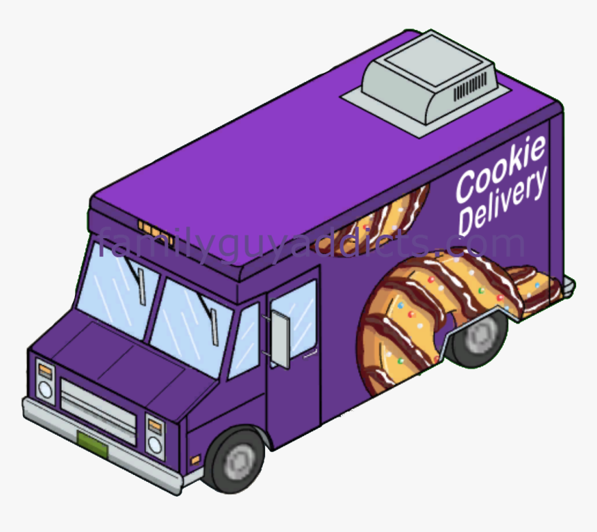 Gurl Scout Cookie Truck - Cookie Delivery Truck Clipart, HD Png Download
