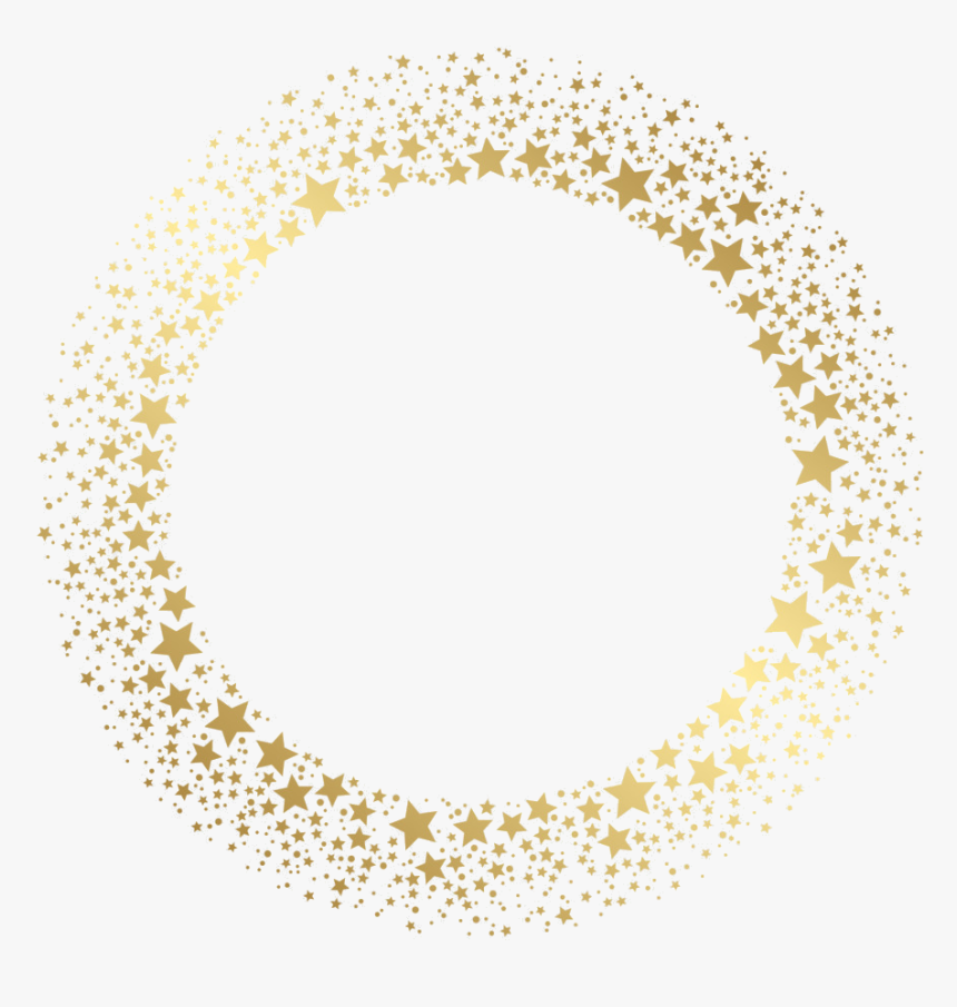 Frame Png Transparent Gold Stars, Png Download