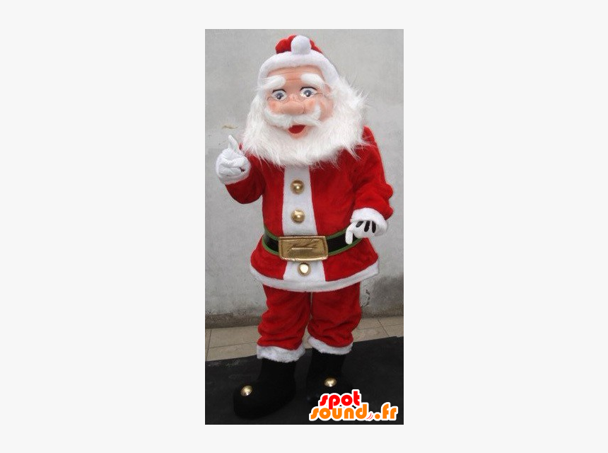 Santa Claus Mascot, Dressed In Red And White - Santa Claus Mascot, HD Png Download
