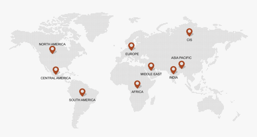 Indofil Market World Map - Map, HD Png Download
