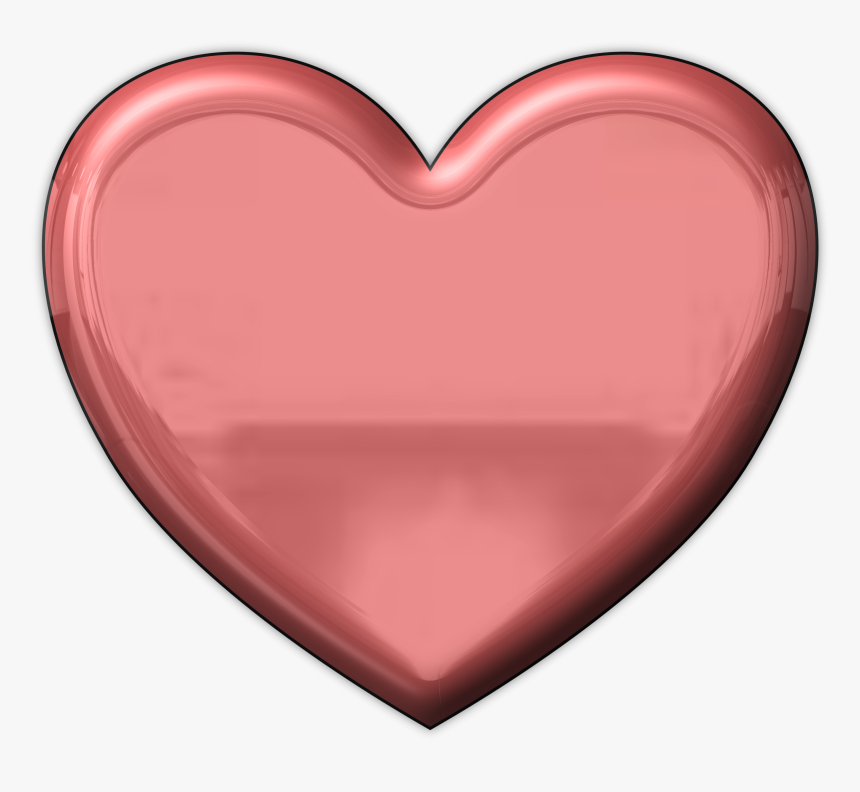 Free Clipart Of Heart Shapes Clip Art Library Download - Heart Metallic, HD Png Download