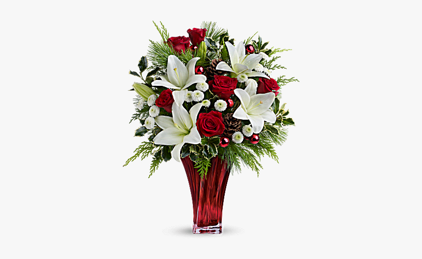 Beautiful Flower Vase With Flowers Png, Transparent Png