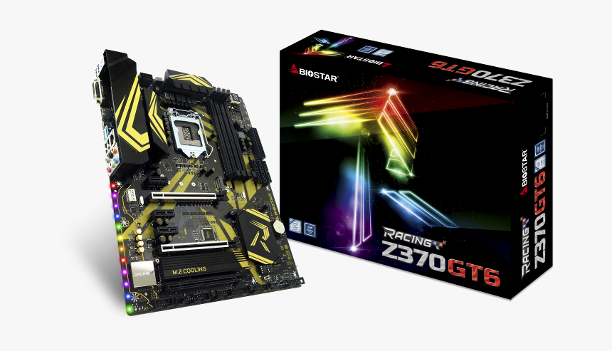 Biostar Z370 Racing Gt6, HD Png Download