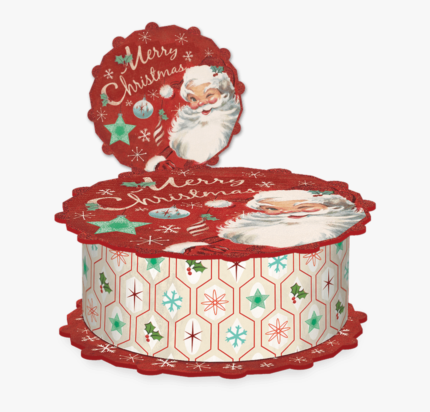 Here Come Santa Gift Box - Cake, HD Png Download