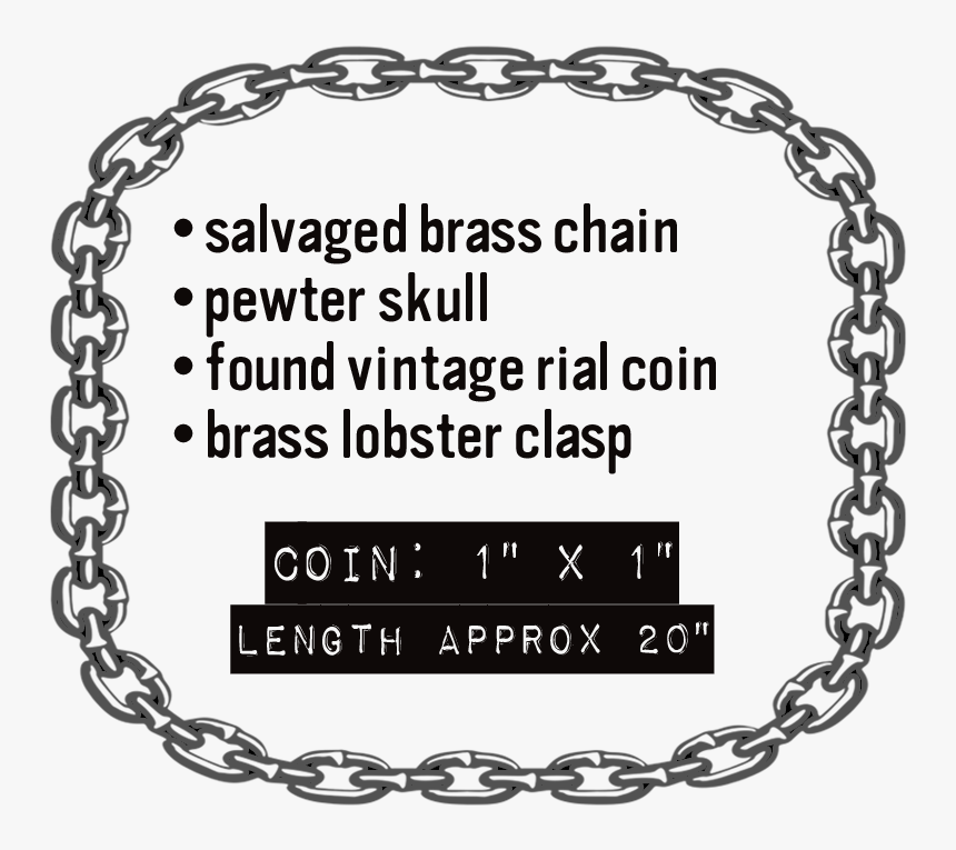 Necklace Made With Found Brass Chain Featuring Both - Mildenberg Brick Work Park, HD Png Download