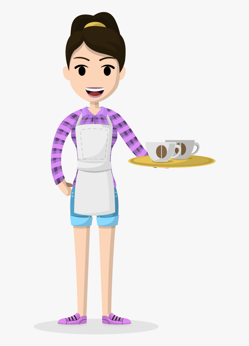 Job Woman - Cartoon, HD Png Download