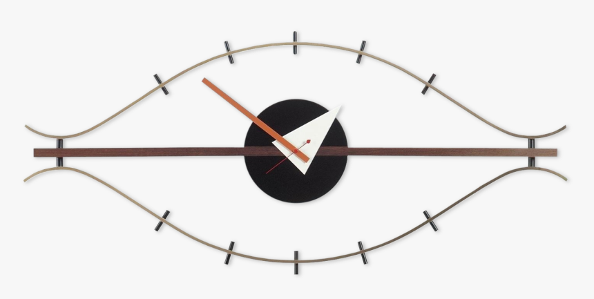 George Nelson Wall Clock Eye Clock Model Eye Clock - George Nelson Clock Designs, HD Png Download