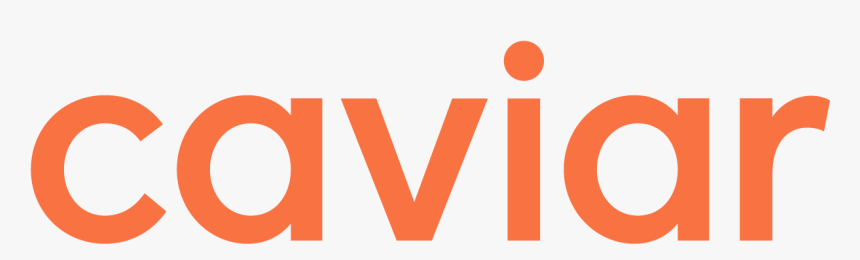 A Close Up Of A Logo - Caviar Logo, HD Png Download