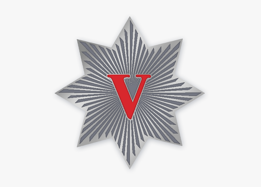 Scv V Star Pin - Illustration, HD Png Download