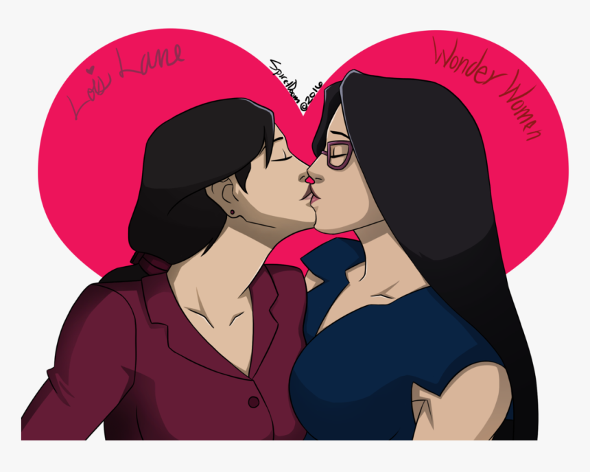 Clip Art Transparent Download Lois Lane And Wonder - Wonder Woman X Lois Lane, HD Png Download