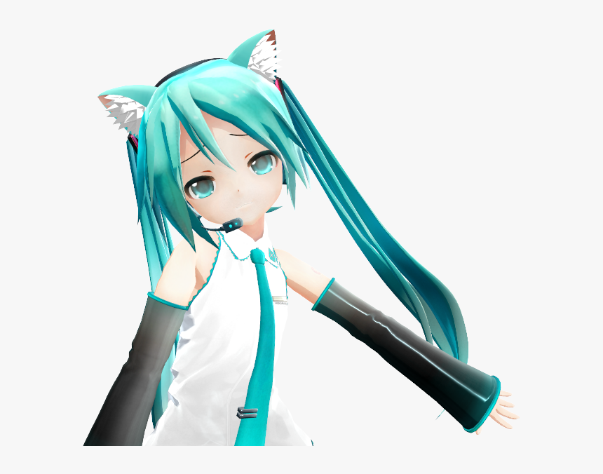Mmd Dl Miku Nekomimi, HD Png Download