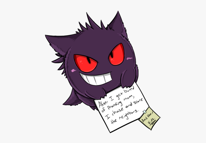 Gengar X Eevee, HD Png Download