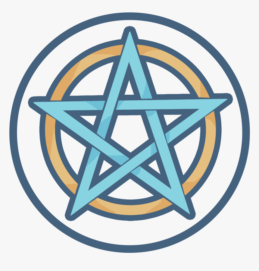 Pentagram , Png Download - Teal Star Clip Art, Transparent Png