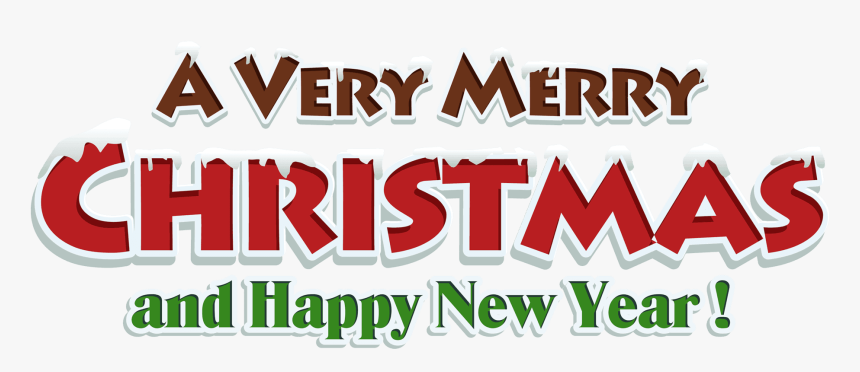 Merry Christmas Png Text, Transparent Png
