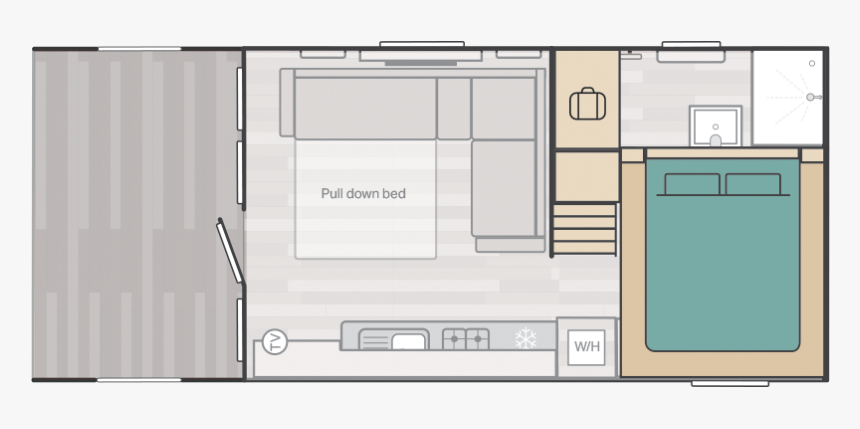 S-pod 6 Escape - Floor Plan, HD Png Download