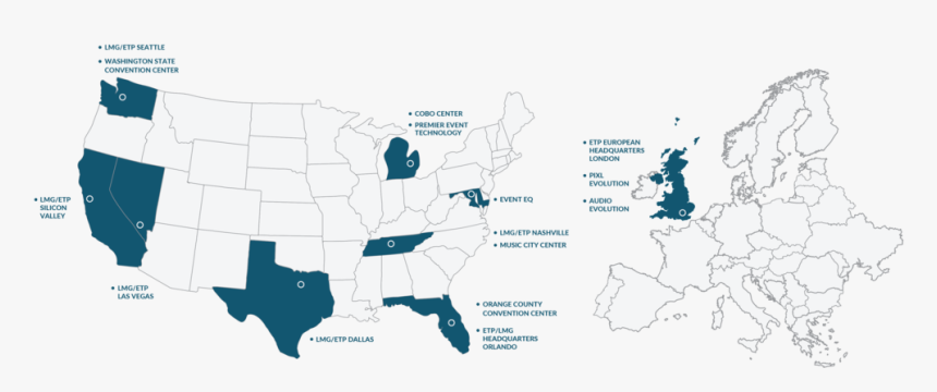 Etp Map-01 - Number Of Colleges By State, HD Png Download