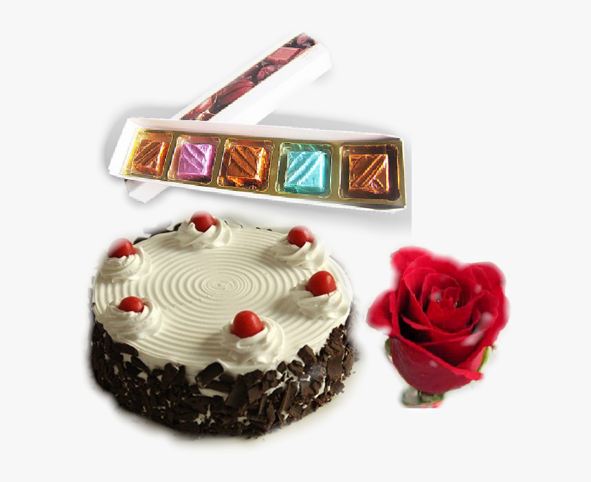 Bfc Choco Rose Gift - Black Forest Cake In Can, HD Png Download