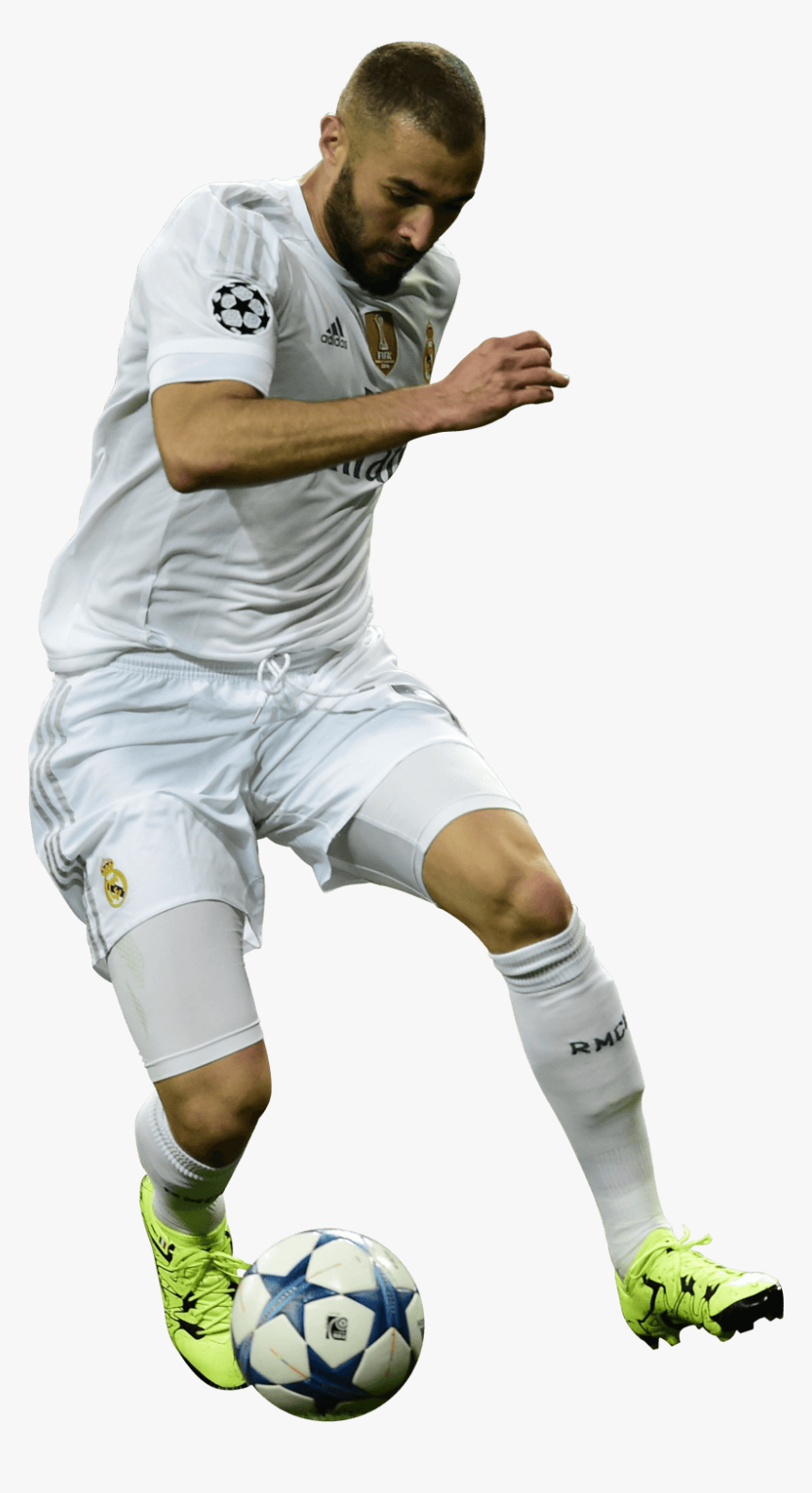 Karim Benzema render - Kick Up A Soccer Ball, HD Png Download