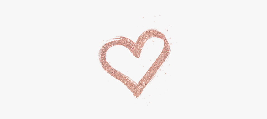 #heart #heartglitter #love #glitter #gold #glittergold - Heart, HD Png Download