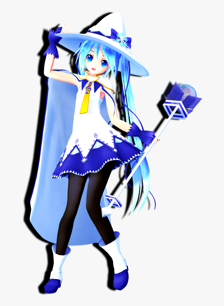 Snow Miku 2014 Mmd, HD Png Download