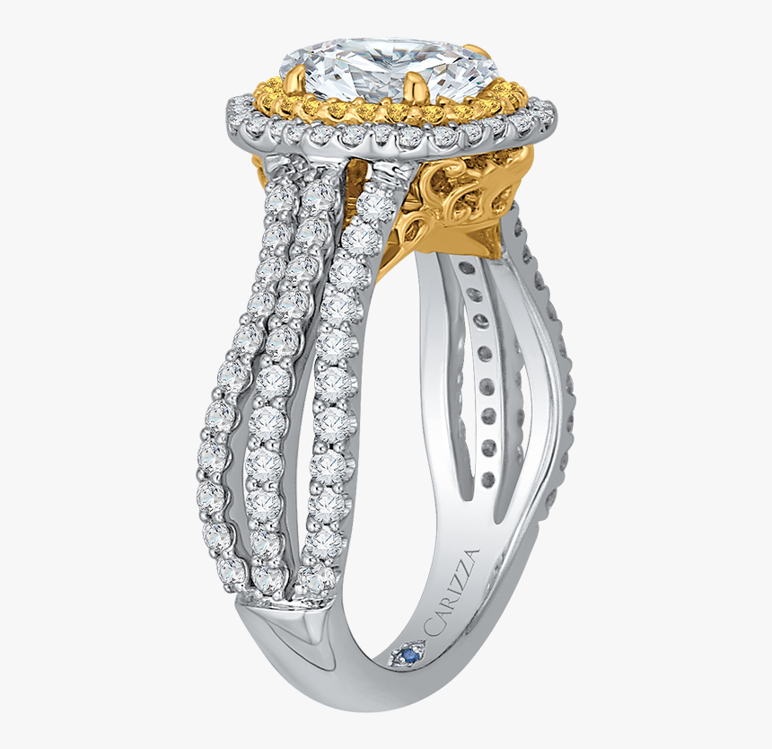 Beautiful Gold Double Design Ring, HD Png Download