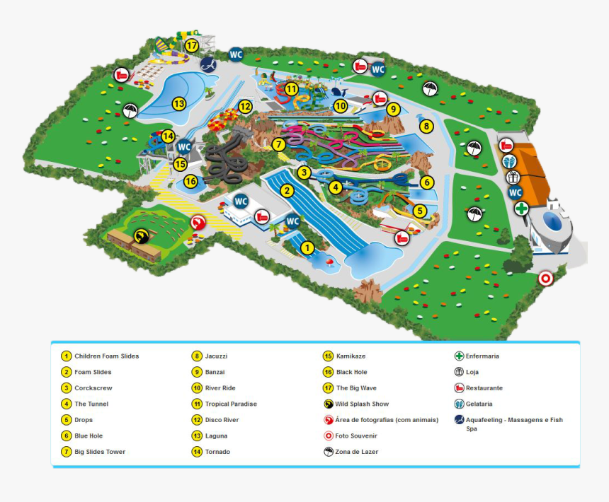 Slide And Splash Algarve, HD Png Download