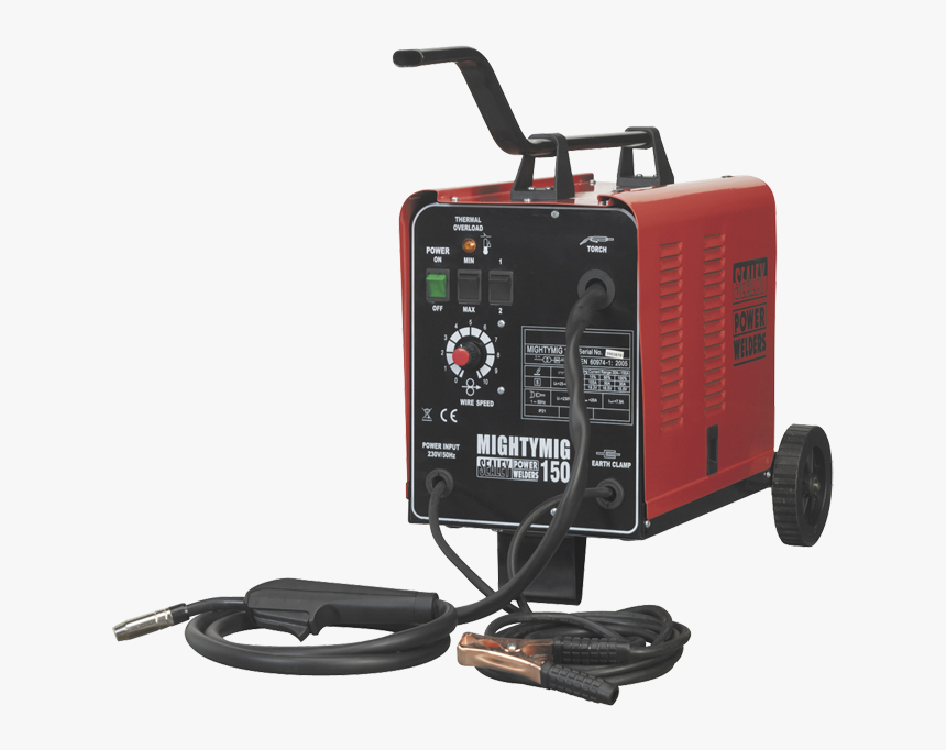 Sealey Mightymig150 150amp Gas / No Gas Mighty Mig - Sealey Mighty Mig 150, HD Png Download