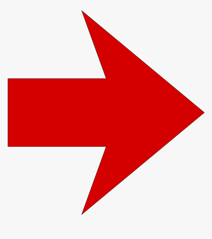 Transparent Big Red Arrow Png - Graphics, Png Download