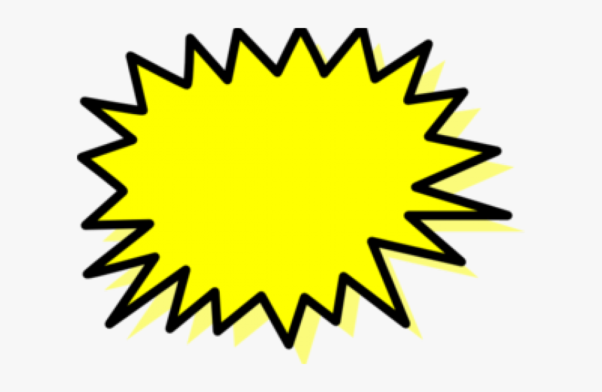 Transparent Pyjama Party Clipart - Yellow Explosion Clipart, HD Png Download