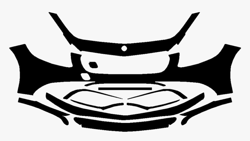 2015-2017 Mercedes S63, S65 Amg 3m Clear Bra Front - Illustration, HD Png Download