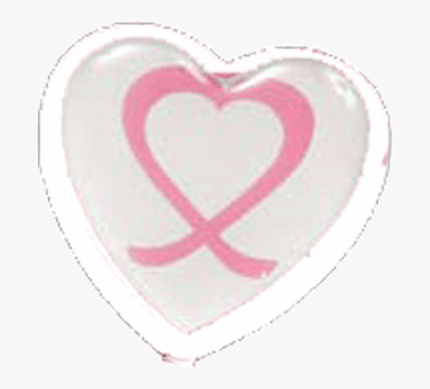 Brady 2120 7618 White Heart Shaped Badge Reel With - Heart, HD Png Download