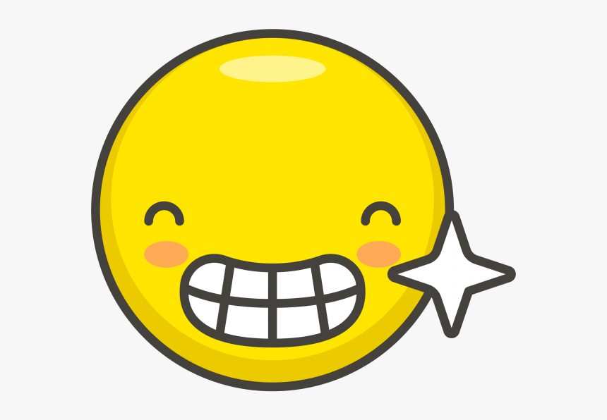 Beaming Face With Smiling Eyes Emoji - Calaverita De One Piece, HD Png Download
