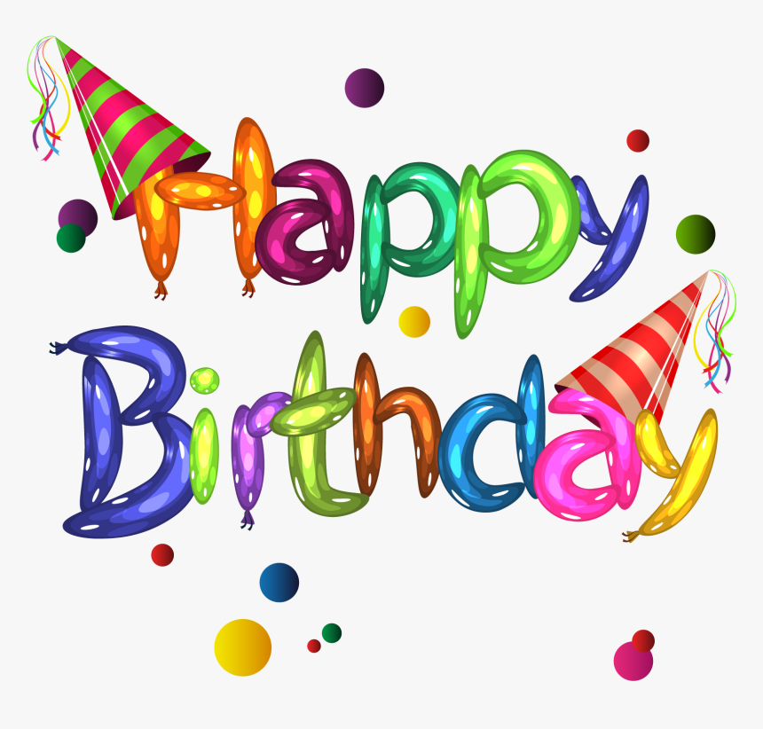 Vector Happy Birthday Png Download - Happy Birthday Png Vector, Transparent Png