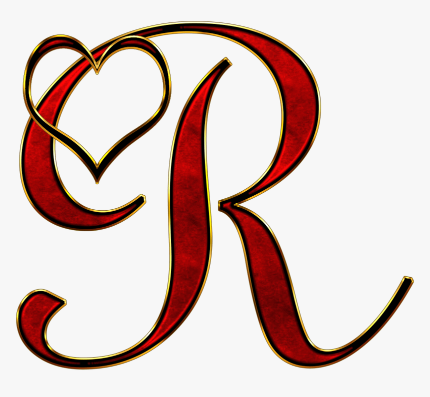 Valentine Capital Letter R Transparent Png Stickpng, Png Download